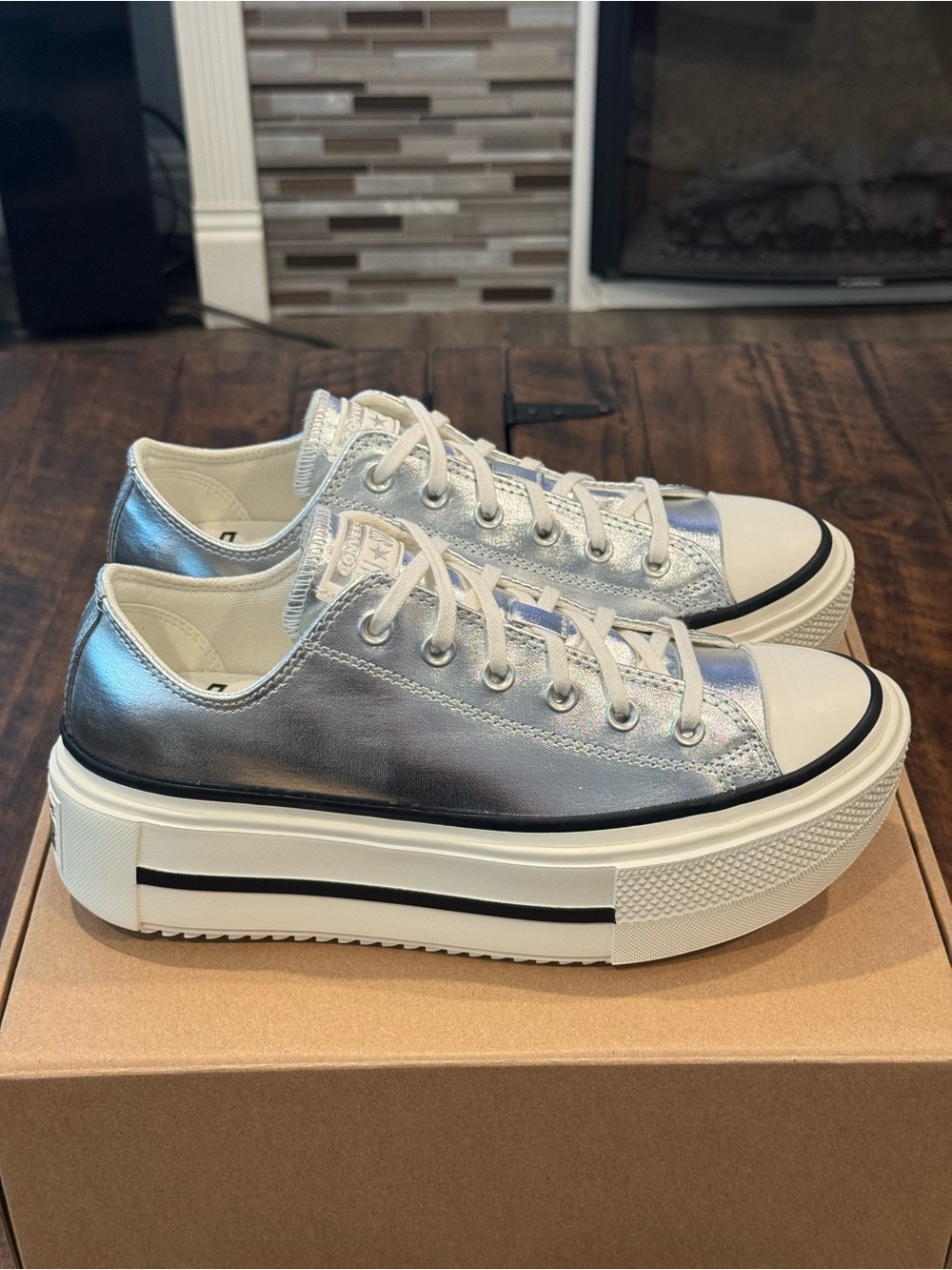 Converse Chuck Taylor All Star Lift Double Stack Platform Sneaker (NWOT)